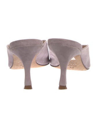 Stuart Weitzman Suede Mules