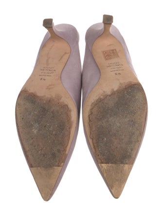 Stuart Weitzman Suede Mules