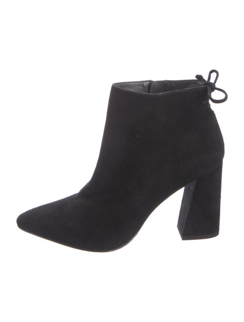 Stuart Weitzman Suede Embroidered Accent Boots
