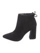 Stuart Weitzman Suede Embroidered Accent Boots