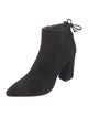 Stuart Weitzman Suede Embroidered Accent Boots