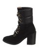 Stuart Weitzman Suede Lace-Up Boots