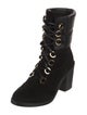 Stuart Weitzman Suede Lace-Up Boots