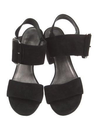 Stuart Weitzman Suede Slingback Sandals