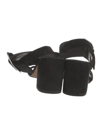 Stuart Weitzman Suede Slingback Sandals