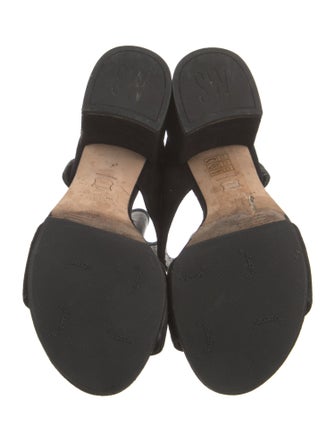 Stuart Weitzman Suede Slingback Sandals