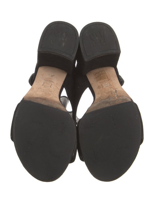 Stuart Weitzman Suede Slingback Sandals