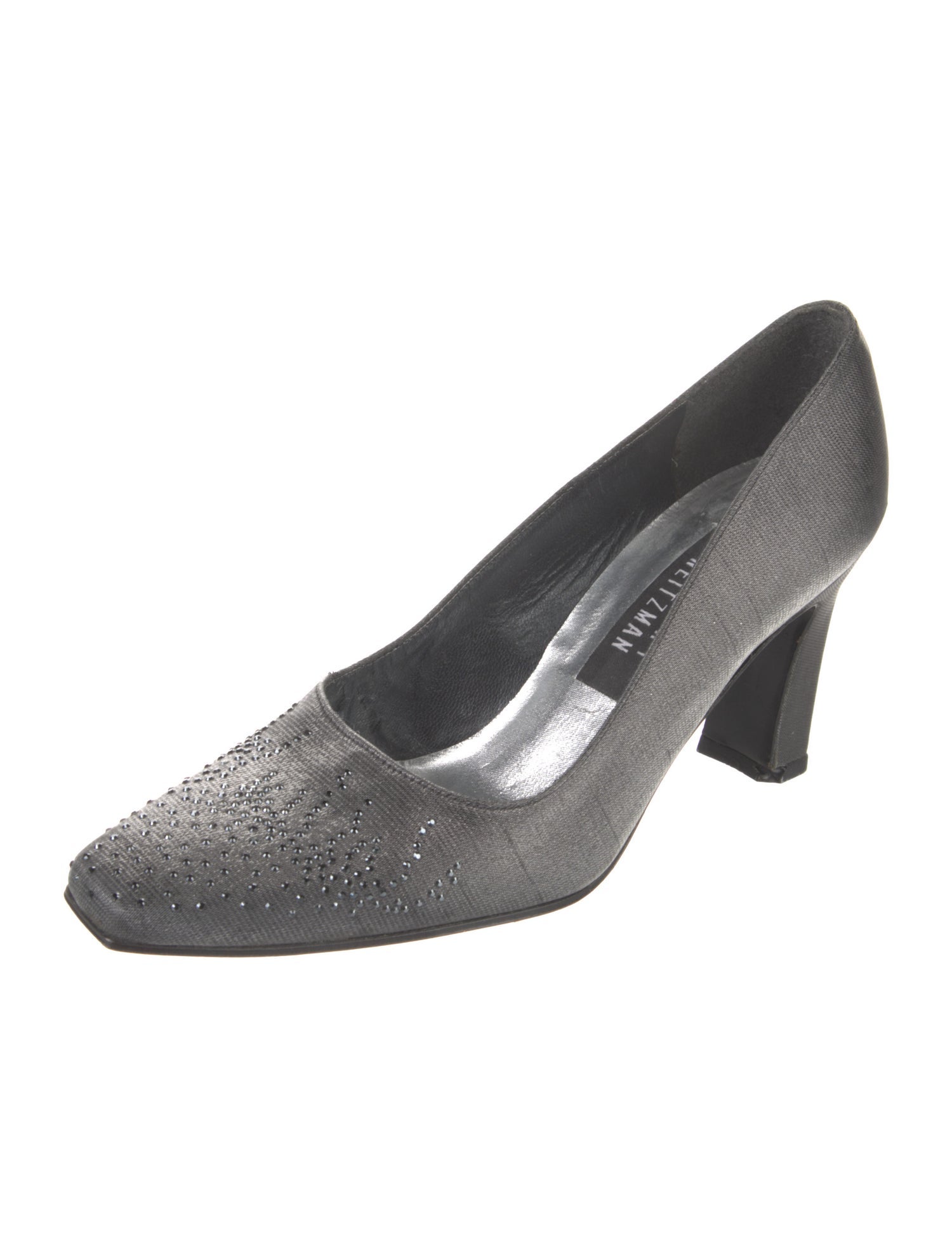 Stuart Weitzman Crystal Embellishments Pumps