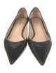 Stuart Weitzman Leather Bow Accents Ballet Flats