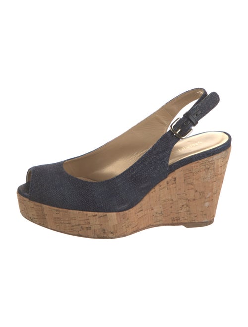 Stuart Weitzman Suede Slingback Sandals