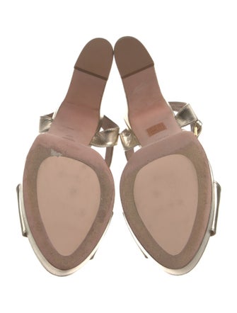 Stuart Weitzman Leather Slingback Pumps