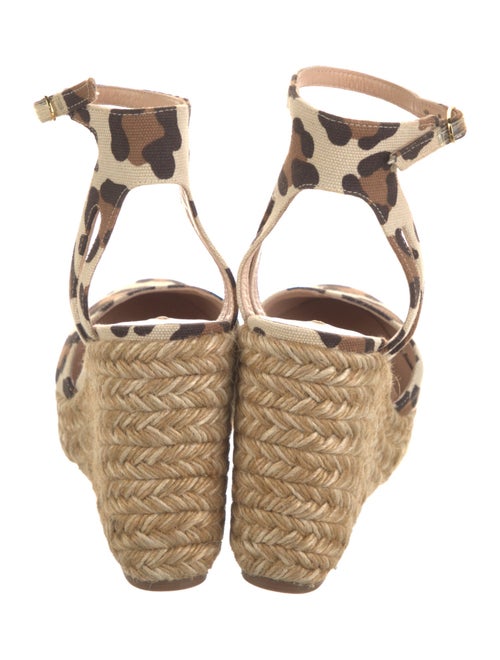 Stuart Weitzman Canvas Animal Print Pumps