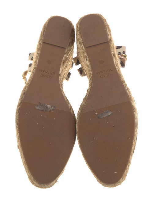 Stuart Weitzman Canvas Animal Print Pumps