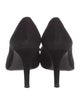 Stuart Weitzman Suede Bow Accents Pumps