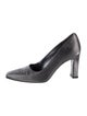 Stuart Weitzman Satin Crystal Embellishments Pumps