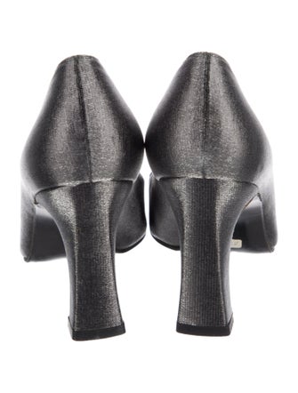 Stuart Weitzman Satin Crystal Embellishments Pumps