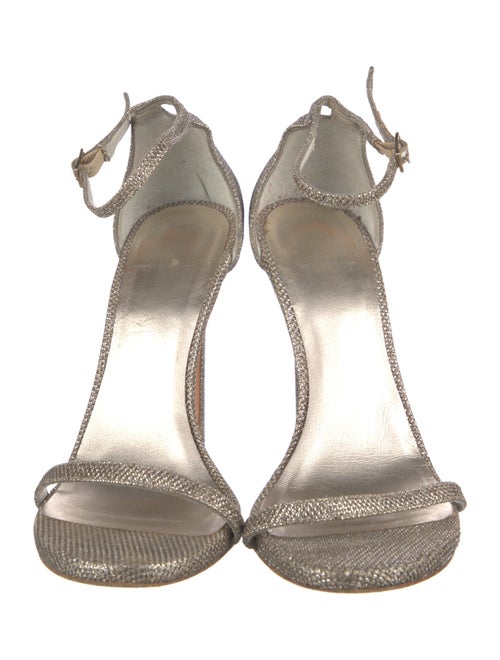 Stuart Weitzman Glitter Glitter Accents Sandals