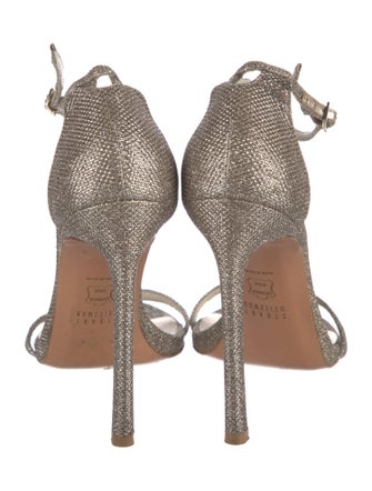 Stuart Weitzman Glitter Glitter Accents Sandals