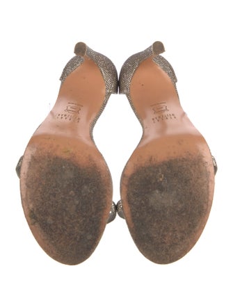 Stuart Weitzman Glitter Glitter Accents Sandals