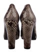 Stuart Weitzman Leather Animal Print Pumps
