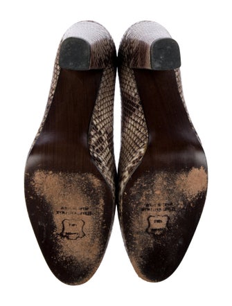 Stuart Weitzman Leather Animal Print Pumps