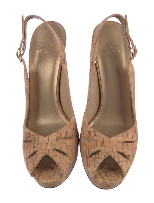 Stuart Weitzman Printed Slingback Pumps