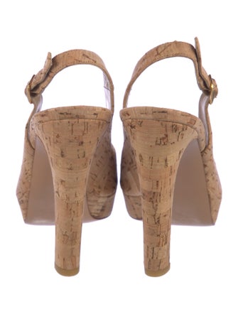 Stuart Weitzman Printed Slingback Pumps