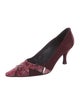 Stuart Weitzman Suede Printed Pumps