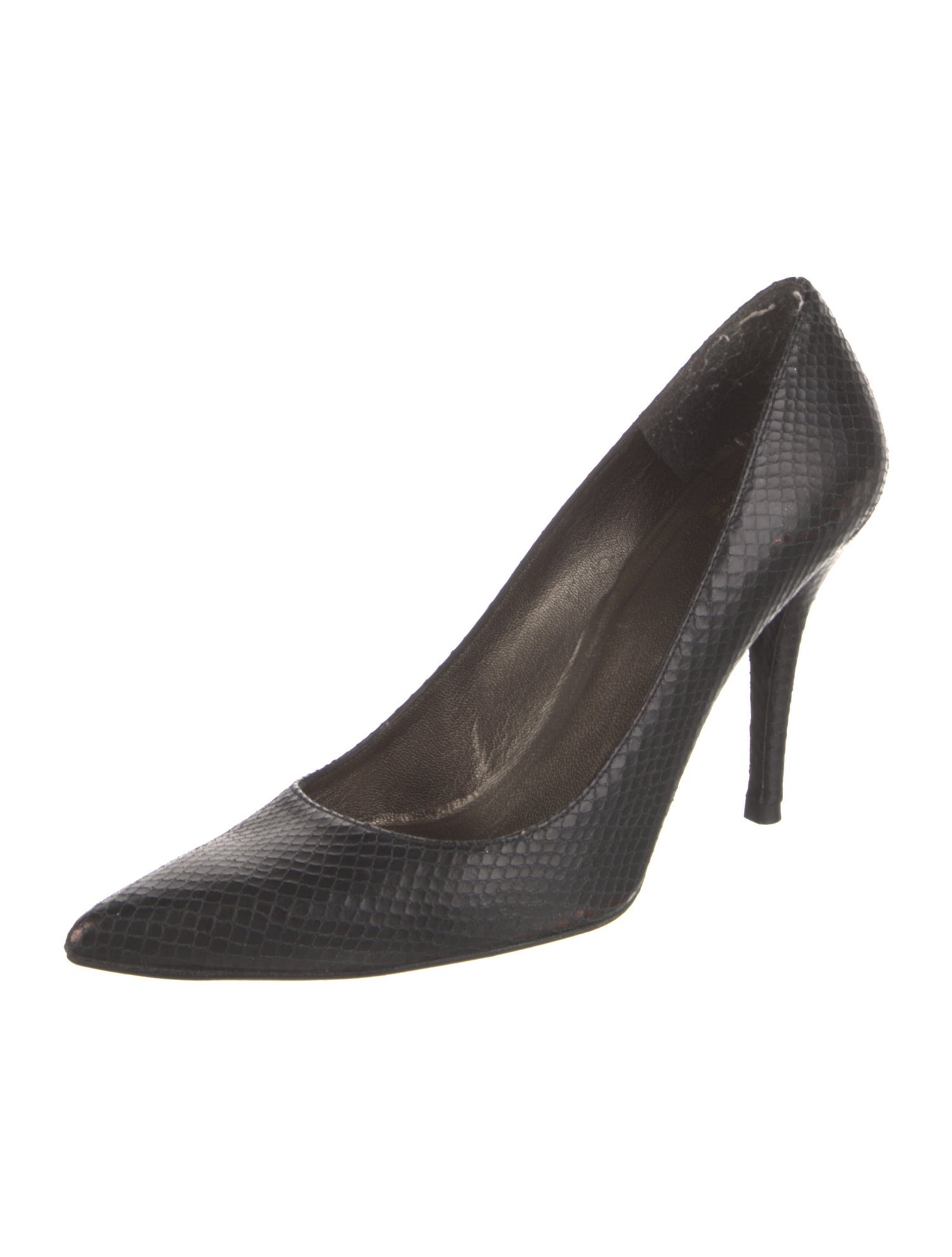 Stuart Weitzman Snakeskin Pumps