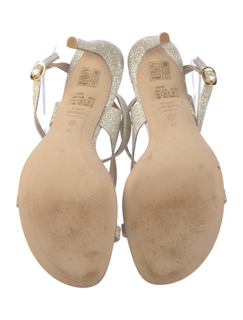 Stuart Weitzman Glitter Sandals