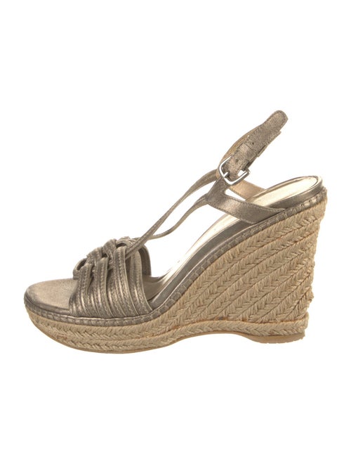Stuart Weitzman Leather Espadrilles