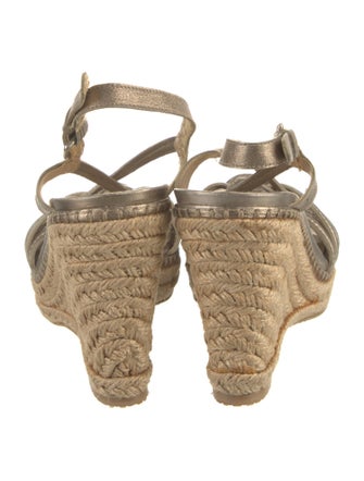 Stuart Weitzman Leather Espadrilles