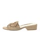 Stuart Weitzman Suede Slides
