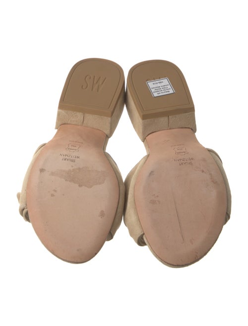 Stuart Weitzman Suede Slides