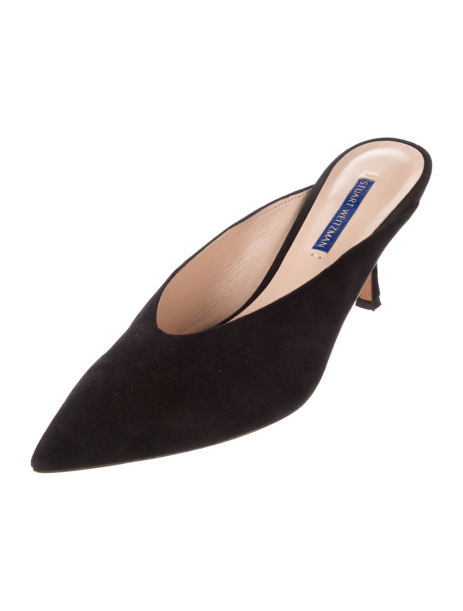 Stuart Weitzman Suede Mules