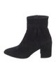 Stuart Weitzman Suede Tassel Accents Boots