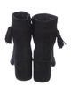 Stuart Weitzman Suede Tassel Accents Boots