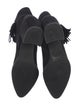 Stuart Weitzman Suede Tassel Accents Boots