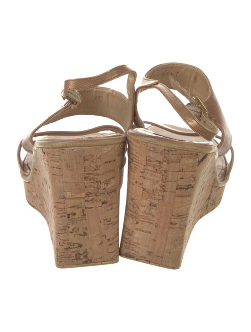 Stuart Weitzman Patent Leather Slingback Sandals