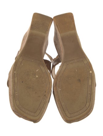 Stuart Weitzman Patent Leather Slingback Sandals