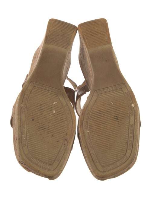 Stuart Weitzman Patent Leather Slingback Sandals