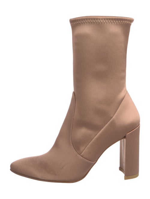 Stuart Weitzman Satin Sock Boots