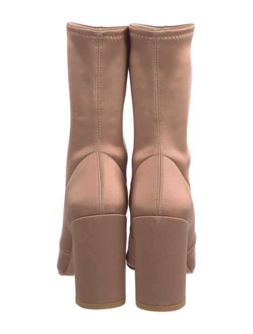 Stuart Weitzman Satin Sock Boots