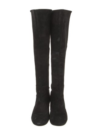 Stuart Weitzman Suede Riding Boots