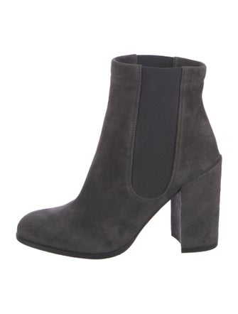 Stuart Weitzman Suede Chelsea Boots