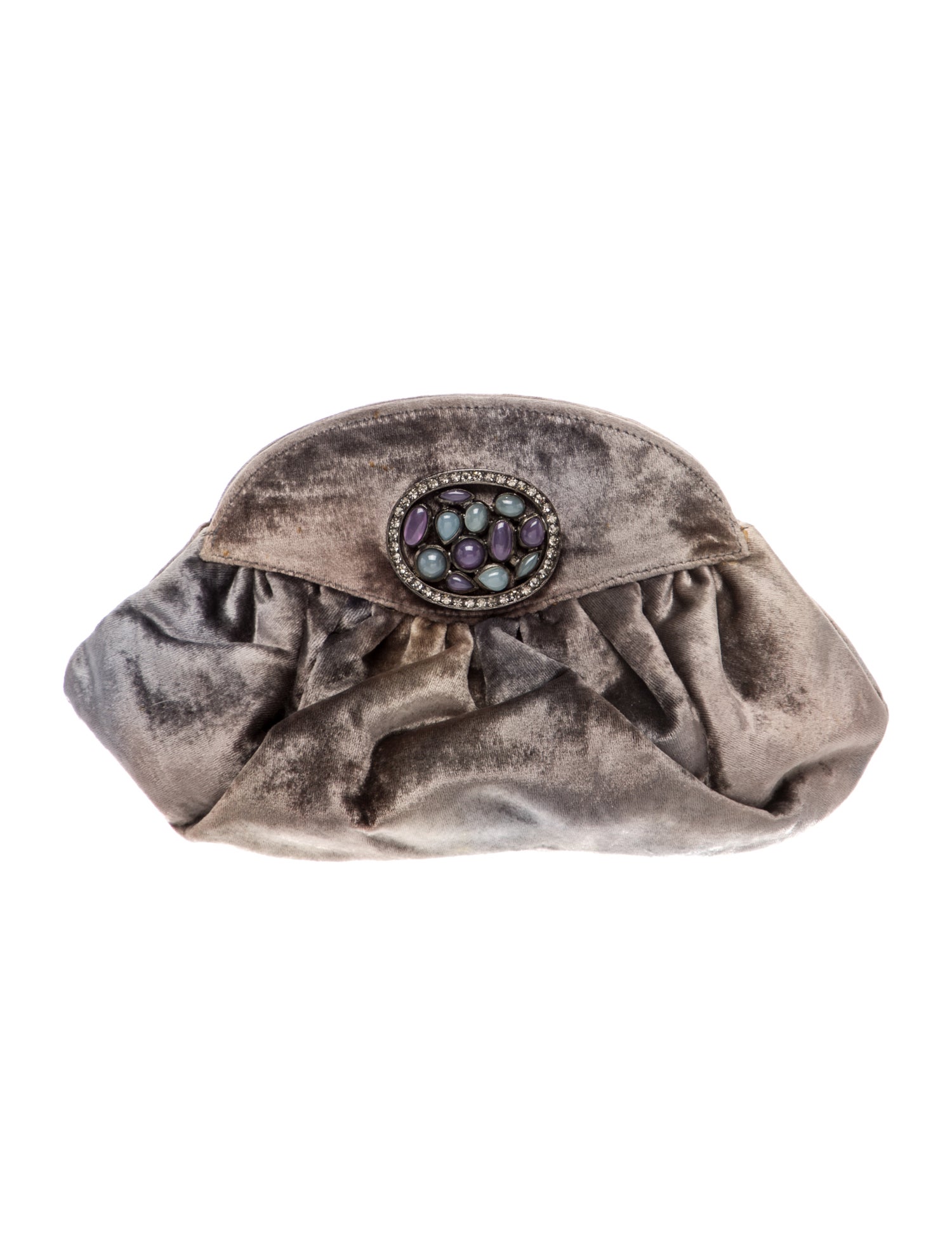 Stuart Weitzman Velvet Clutch