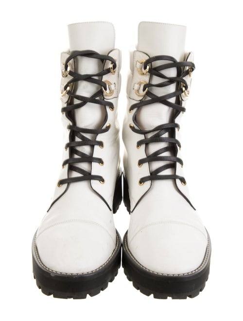 Stuart Weitzman Leather Combat Boots