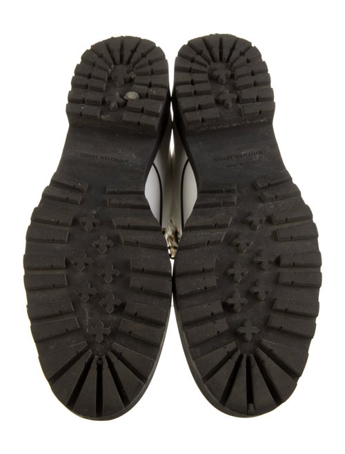 Stuart Weitzman Leather Combat Boots