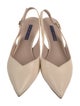 Stuart Weitzman Leather Slingback Pumps