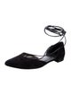 Stuart Weitzman Suede D'Orsay Flats